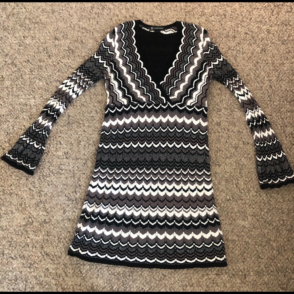 I.N.C. Zig zag, 70’s inspired sweater dress